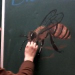 Méhecske rajz készítése a táblára